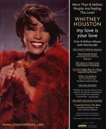 Whitney Houston In Billboard: 20 November 1999
