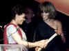 Dionne Warwick Receives Her Award From Whitney Houston