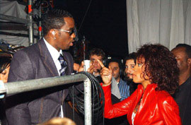 P Diddy & Whitney Houston